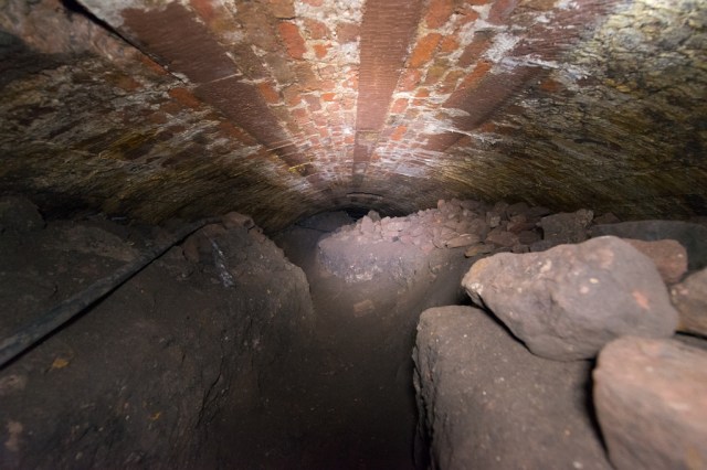 Inside the Triple Decker tunnel